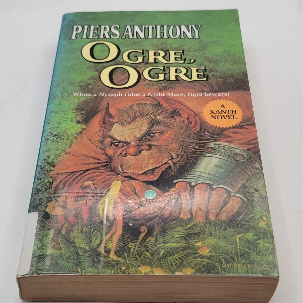 Piers Anthony Xanth Series 4 Book Lot Paperback Vintage Fantasy Del Rey Fair